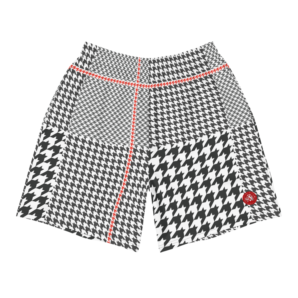 Houndstooth - Recycled Athletic Shorts