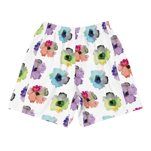 Water Color Bloom - Men's Recycled Athletic Shorts
