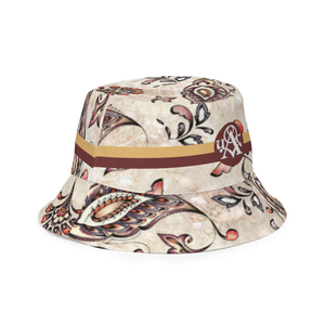 Retro Paisley Gold - Reversible bucket hat