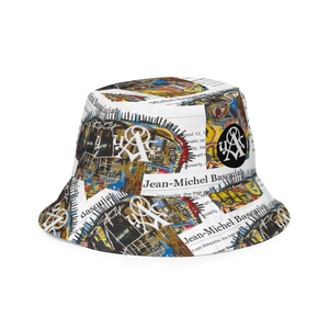Jean-Michel Basquiat / Wikipedia Page Reversible bucket hat