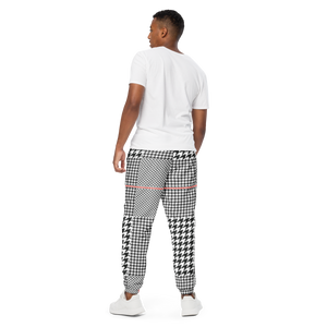 Houndstooth Unisex track pants