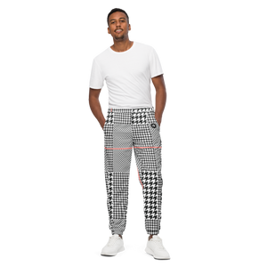 Houndstooth Unisex track pants