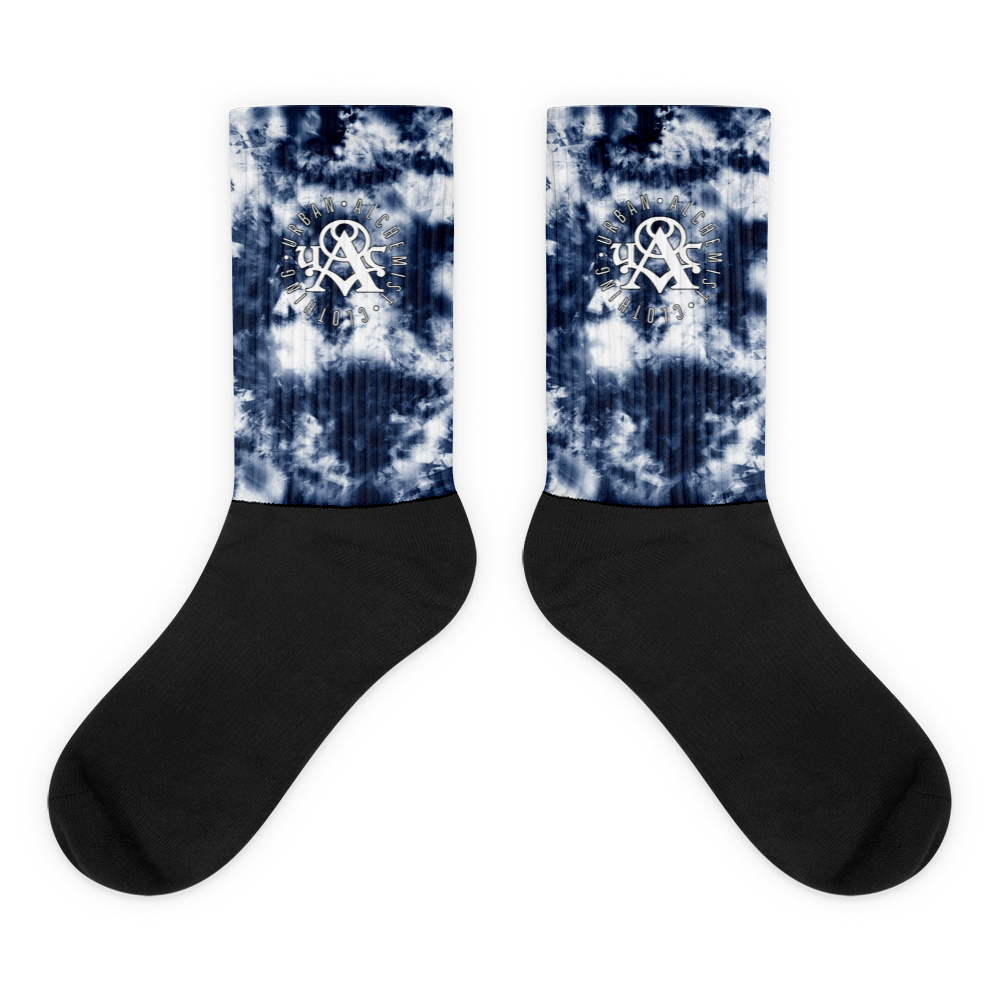 Blue Magic Tie Dye Socks